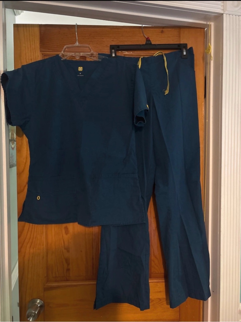 WonderWink Teal Women's Scrub Top and Straight-Leg Pants